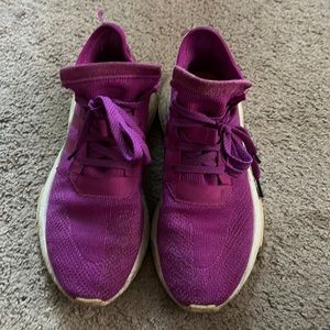 Purple Adidas Sneakers